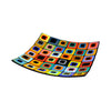 Liquorice Allsorts Shallow Square 14-inch Bowl