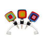 Set of Three Carnival-Style Winestoppers
