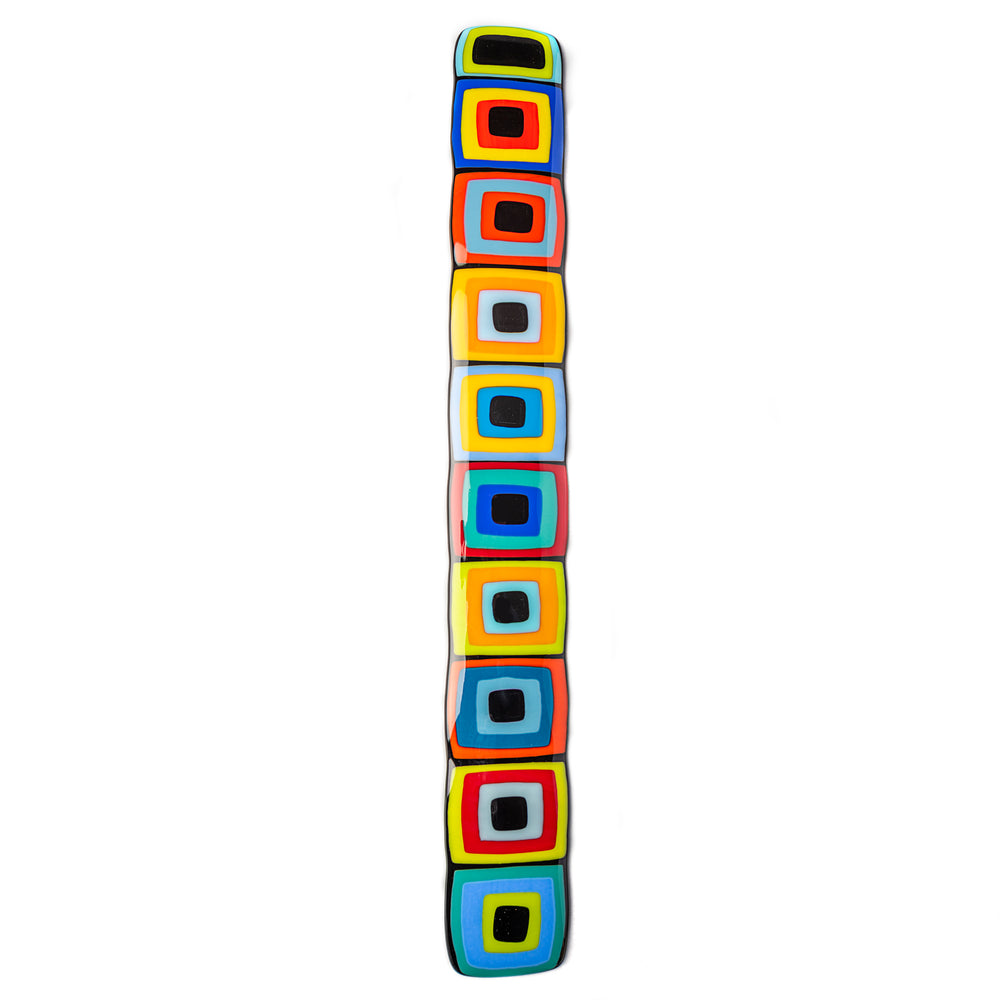 Carnival Wall Story Pole (Black Centers)